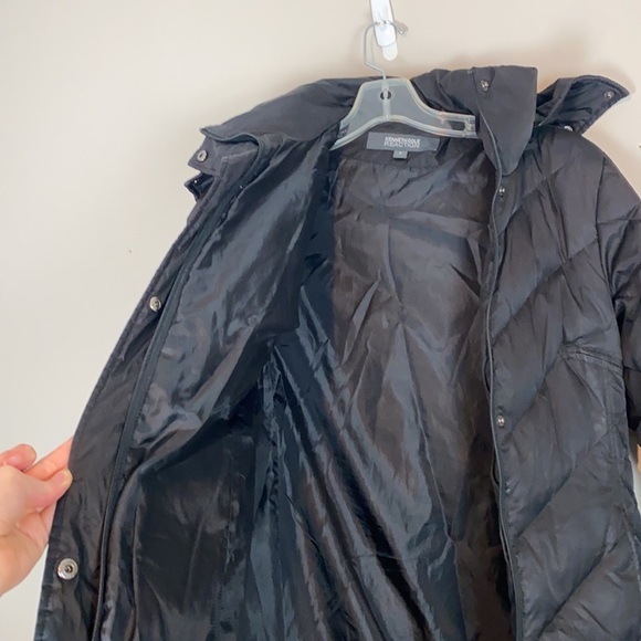 Kenneth Cole Reaction Black Down Puffer Coat Size Small - Picture 14 of 15